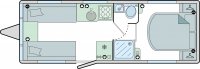 Bailey Phoenix GT75 640 2024 Layout